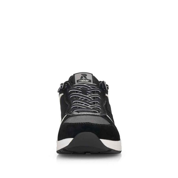 Rieker EVOLUTION Men's shoes | Style 07001 Athletic Lace-up - Black | Free Delivery