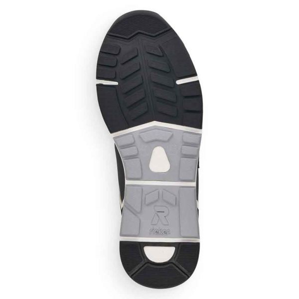 Rieker EVOLUTION Men's shoes | Style 07001 Athletic Lace-up - Black | Free Delivery