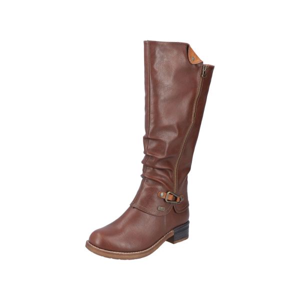 Rieker Synthetic Material Women's' Tall Boots| 94652 Tall Boots - Brown | Free Delivery