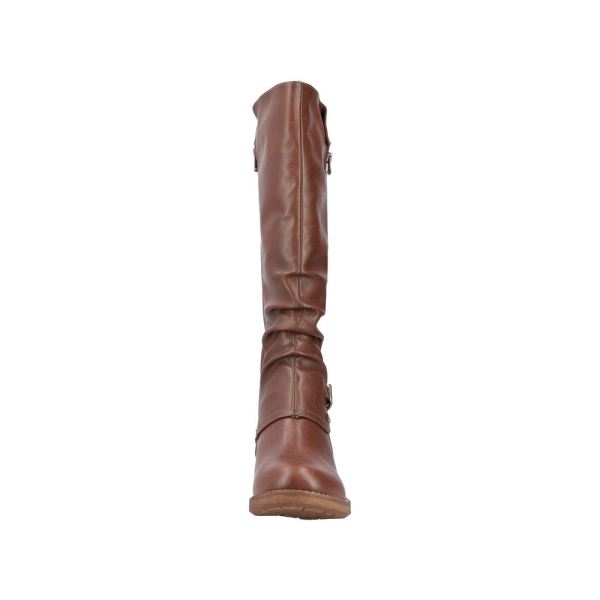 Rieker Synthetic Material Women's' Tall Boots| 94652 Tall Boots - Brown | Free Delivery