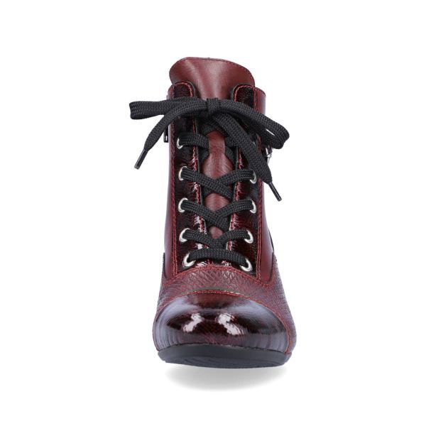 Rieker Synthetic leather Women's Short Boots| 70201 Ankle Boots - Red | Free Delivery