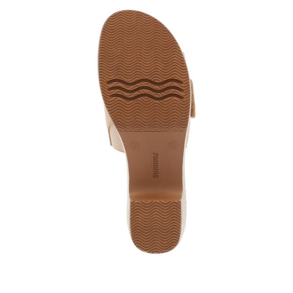 Remonte Women's sandals | Style D0N56 Dress Mule - Beige | Free Delivery