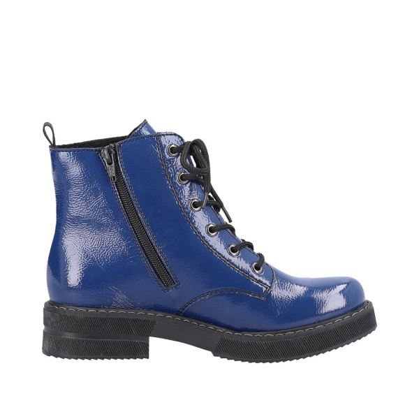 Rieker Synthetic leather Women's Short Boots| 72010-14 Ankle Boots - Blue | Free Delivery