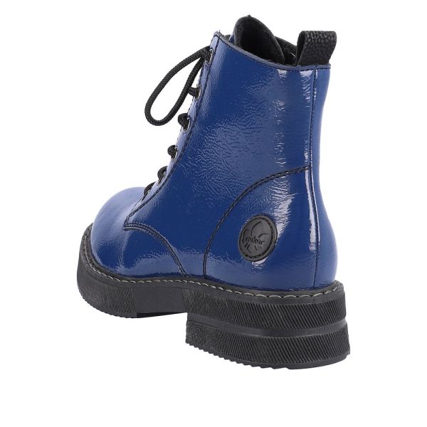 Rieker Synthetic leather Women's Short Boots| 72010-14 Ankle Boots - Blue | Free Delivery