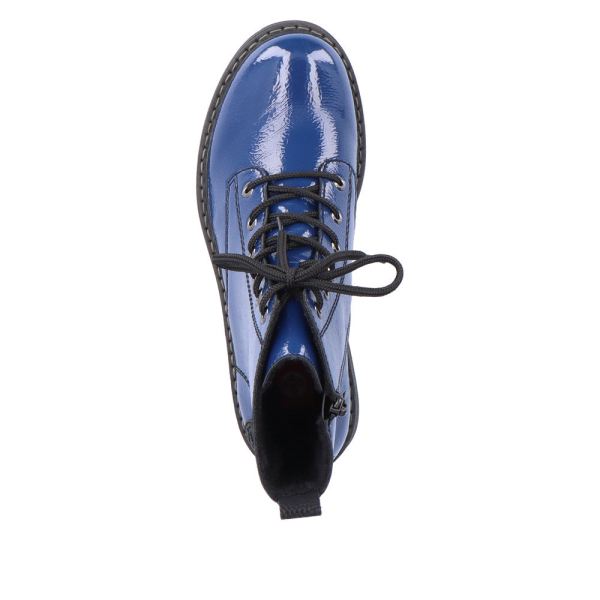 Rieker Synthetic leather Women's Short Boots| 72010-14 Ankle Boots - Blue | Free Delivery