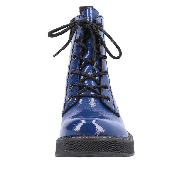 Rieker Synthetic leather Women's Short Boots| 72010-14 Ankle Boots - Blue | Free Delivery