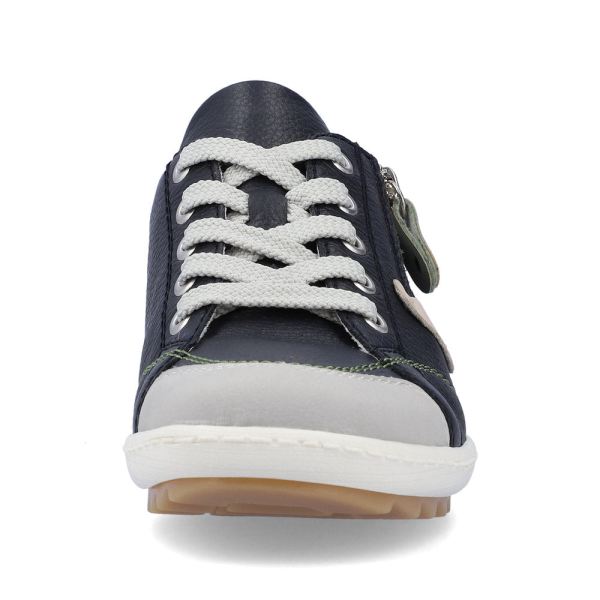 Remonte Women's shoes | Style R1427 Casual Lace-up with zip - Blue Combination | Free Delivery