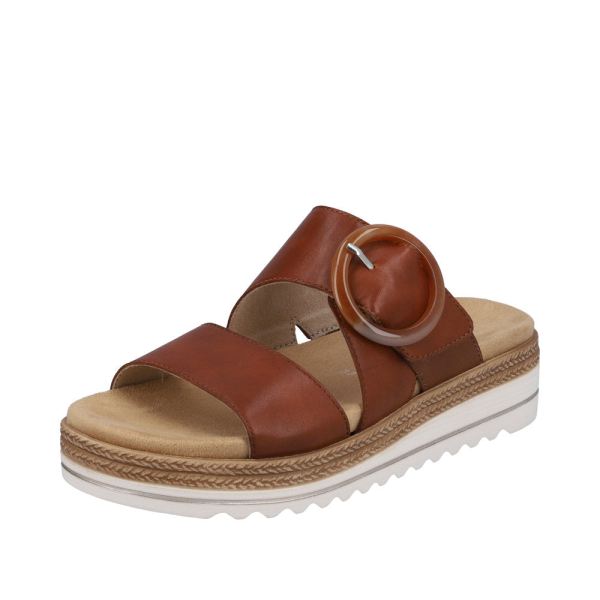 Remonte Women's sandals | Style D0Q51 Casual Mule - Brown | Free Delivery