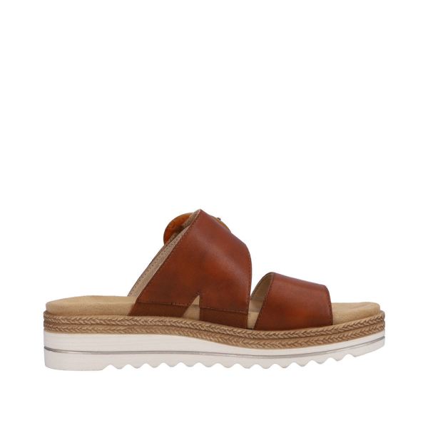 Remonte Women's sandals | Style D0Q51 Casual Mule - Brown | Free Delivery