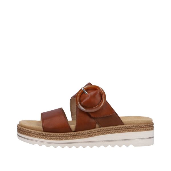 Remonte Women's sandals | Style D0Q51 Casual Mule - Brown | Free Delivery