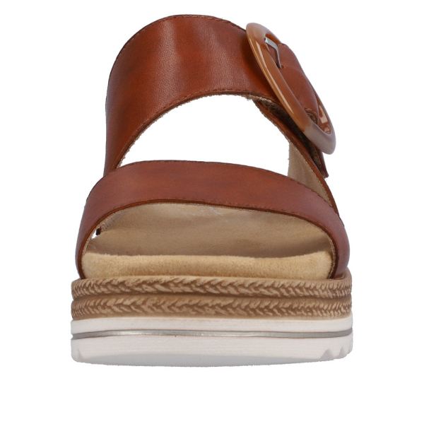 Remonte Women's sandals | Style D0Q51 Casual Mule - Brown | Free Delivery