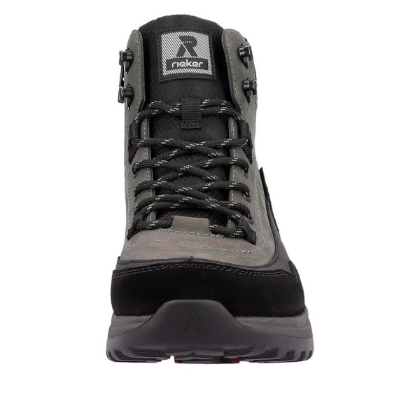 Rieker EVOLUTION Suede Leather Men's Boots| U0169 Ankle BootsFiber Grip - Black | Free Delivery