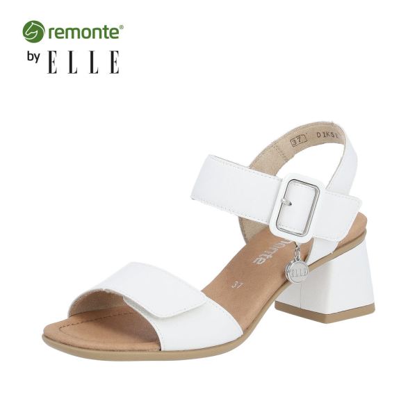 Remonte Women's sandals | Style D1K51 Dress Sandal - White | Free Delivery