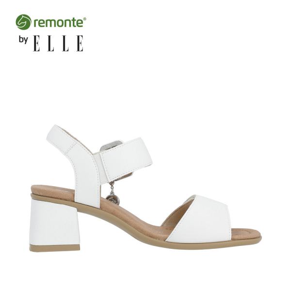 Remonte Women's sandals | Style D1K51 Dress Sandal - White | Free Delivery