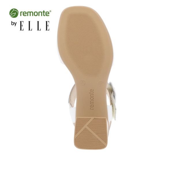Remonte Women's sandals | Style D1K51 Dress Sandal - White | Free Delivery