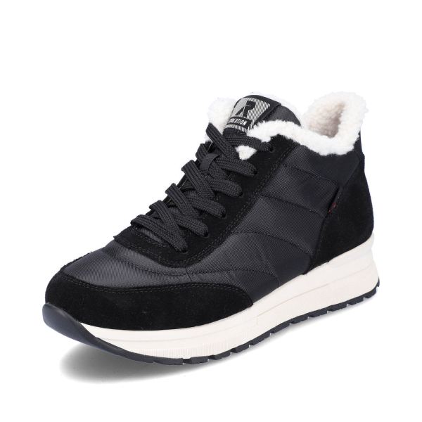 Rieker EVOLUTION Textile Women's mid height boots| 40861 Ankle Boots - Black | Free Delivery