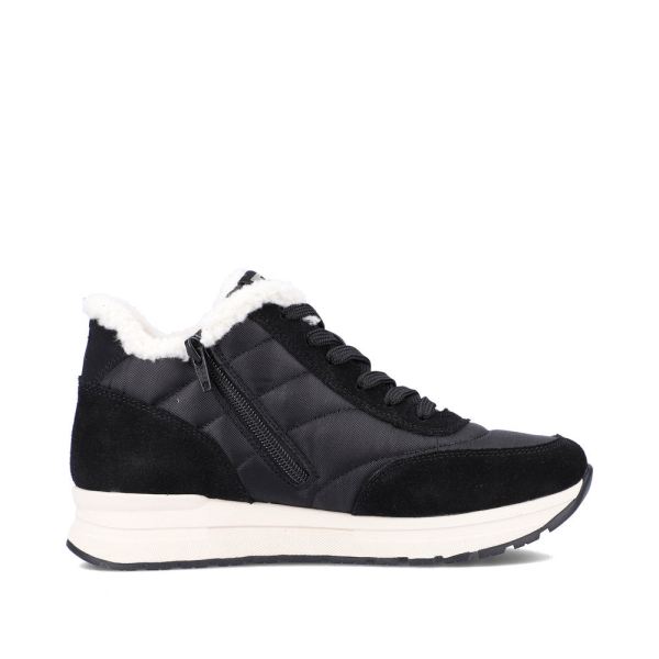 Rieker EVOLUTION Textile Women's mid height boots| 40861 Ankle Boots - Black | Free Delivery
