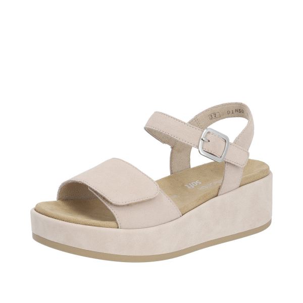 Remonte Women's sandals | Style D1N50 Dress Sandal - Beige | Free Delivery