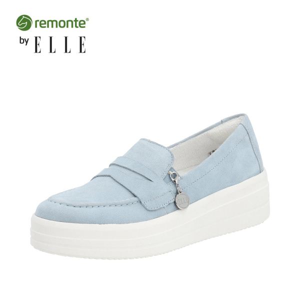 Remonte Women's shoes | Style D1C05 Dress Slip-on - Blue | Free Delivery