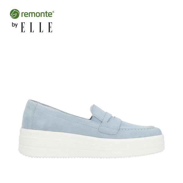 Remonte Women's shoes | Style D1C05 Dress Slip-on - Blue | Free Delivery
