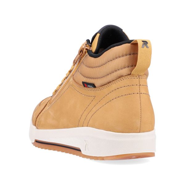 Rieker EVOLUTION Suede leather Women's mid height boots| W0100 Ankle Boots - Yellow | Free Delivery