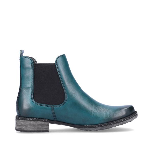 Remonte Leather Women's mid height boots| D4375 Ankle Boots - Blue | Free Delivery