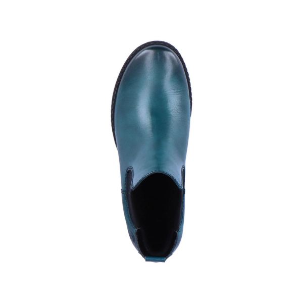 Remonte Leather Women's mid height boots| D4375 Ankle Boots - Blue | Free Delivery