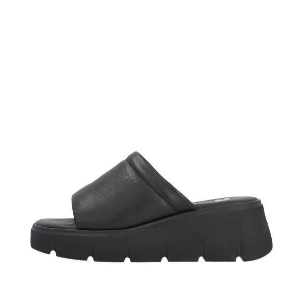 Rieker EVOLUTION Women's sandals | Style W1551 Casual Mule - Black | Free Delivery