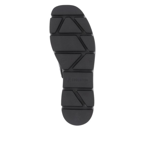 Rieker EVOLUTION Women's sandals | Style W1551 Casual Mule - Black | Free Delivery