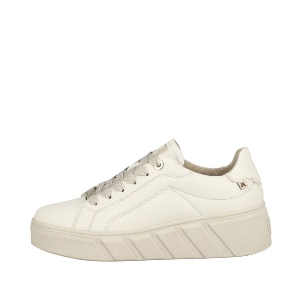 Rieker EVOLUTION Leather Women's shoes| W0503 - White | Free Delivery