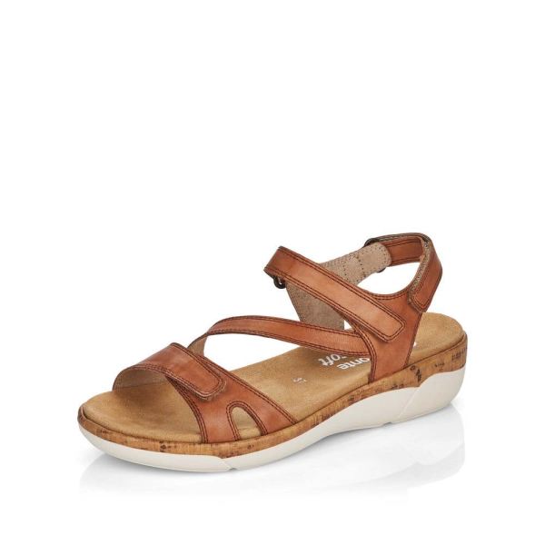 Remonte Women's sandals | Style R6850 Casual Sandal - Brown | Free Delivery