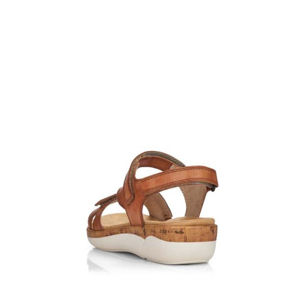 Remonte Women's sandals | Style R6850 Casual Sandal - Brown | Free Delivery