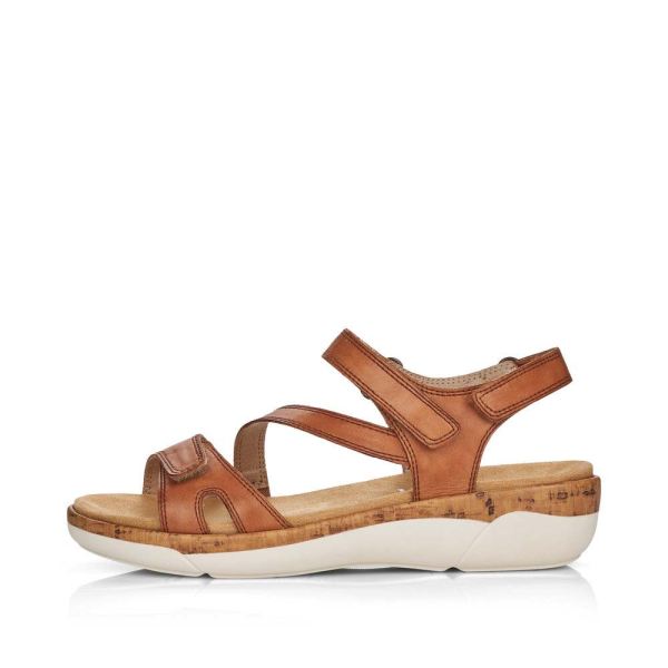 Remonte Women's sandals | Style R6850 Casual Sandal - Brown | Free Delivery