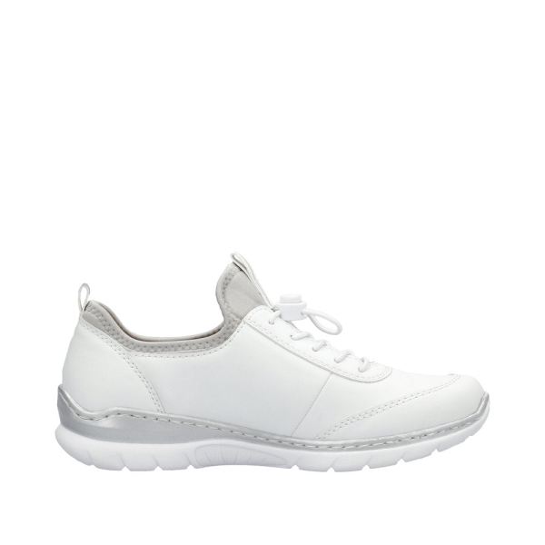 Rieker Women's shoes | Style L3259 Athletic Slip-on - White | Free Delivery