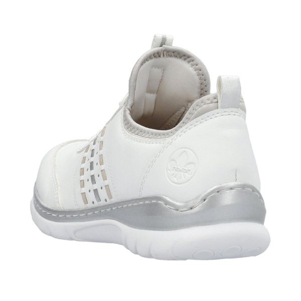 Rieker Women's shoes | Style L3259 Athletic Slip-on - White | Free Delivery