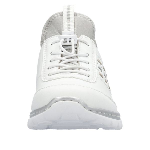 Rieker Women's shoes | Style L3259 Athletic Slip-on - White | Free Delivery