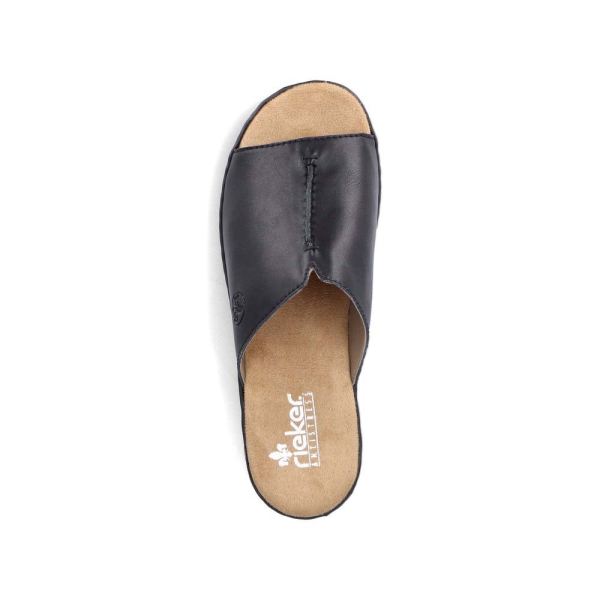 Rieker Women's sandals | Style 629M9 Casual Mule - Black | Free Delivery