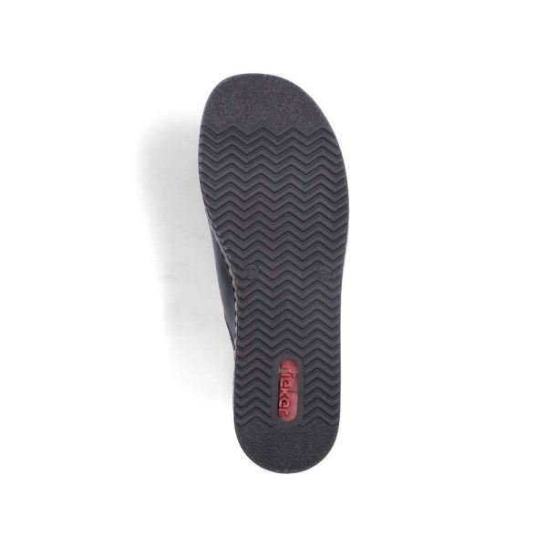 Rieker Women's sandals | Style 629M9 Casual Mule - Black | Free Delivery