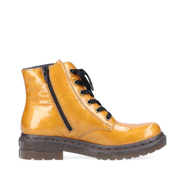 Rieker Synthetic leather Women's short boots | 78240 Ankle Boots - Yellow | Free Delivery