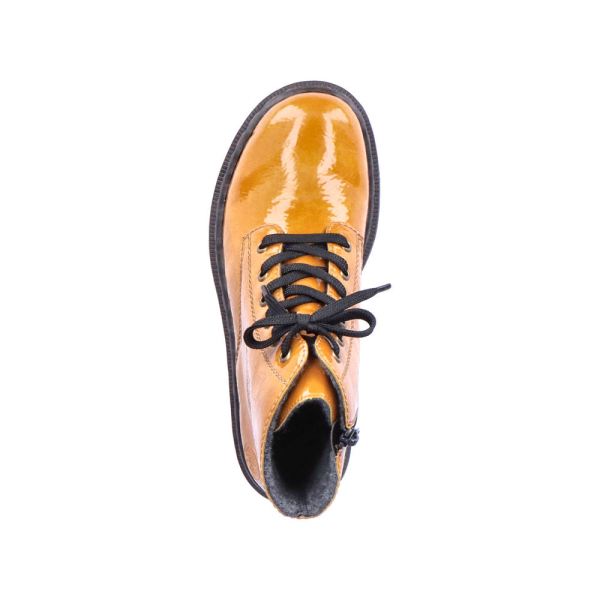 Rieker Synthetic leather Women's short boots | 78240 Ankle Boots - Yellow | Free Delivery