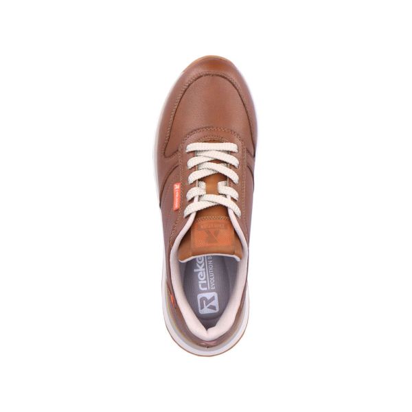 Rieker EVOLUTION leather Women's shoes| 42500 - Brown | Free Delivery