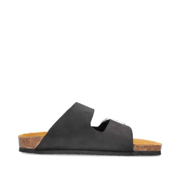 Rieker Women's sandals | Style V8084 Casual Mule - Black | Free Delivery