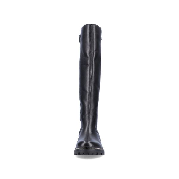 Remonte Leather Women's Tall Boots| D0B72 Tall Boots - Black | Free Delivery