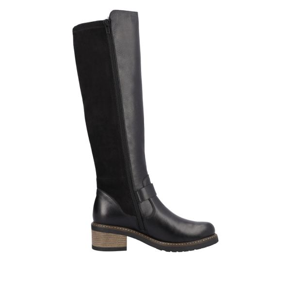 Remonte Leather Women's' Tall Boots| D1A73 Tall Boots - Black | Free Delivery