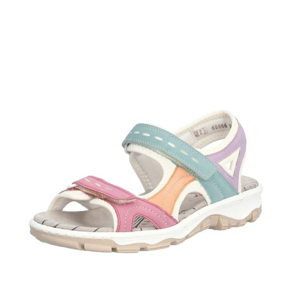 Rieker Women's sandals | Style 68866 Athletic Trekking - Multi | Free Delivery