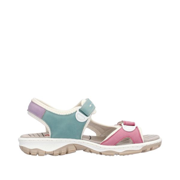 Rieker Women's sandals | Style 68866 Athletic Trekking - Multi | Free Delivery