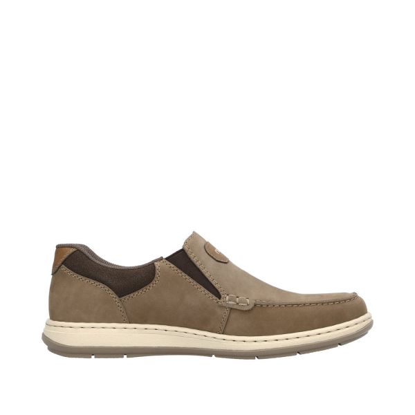 Rieker Men's shoes | Style 17368 Casual Slip-on - Brown | Free Delivery