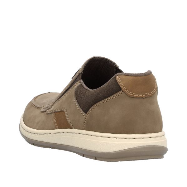 Rieker Men's shoes | Style 17368 Casual Slip-on - Brown | Free Delivery