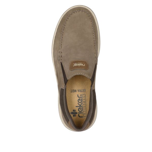 Rieker Men's shoes | Style 17368 Casual Slip-on - Brown | Free Delivery