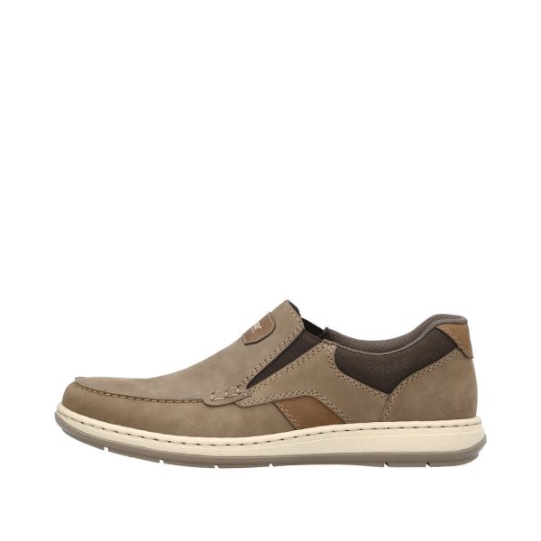 Rieker Men's shoes | Style 17368 Casual Slip-on - Brown | Free Delivery